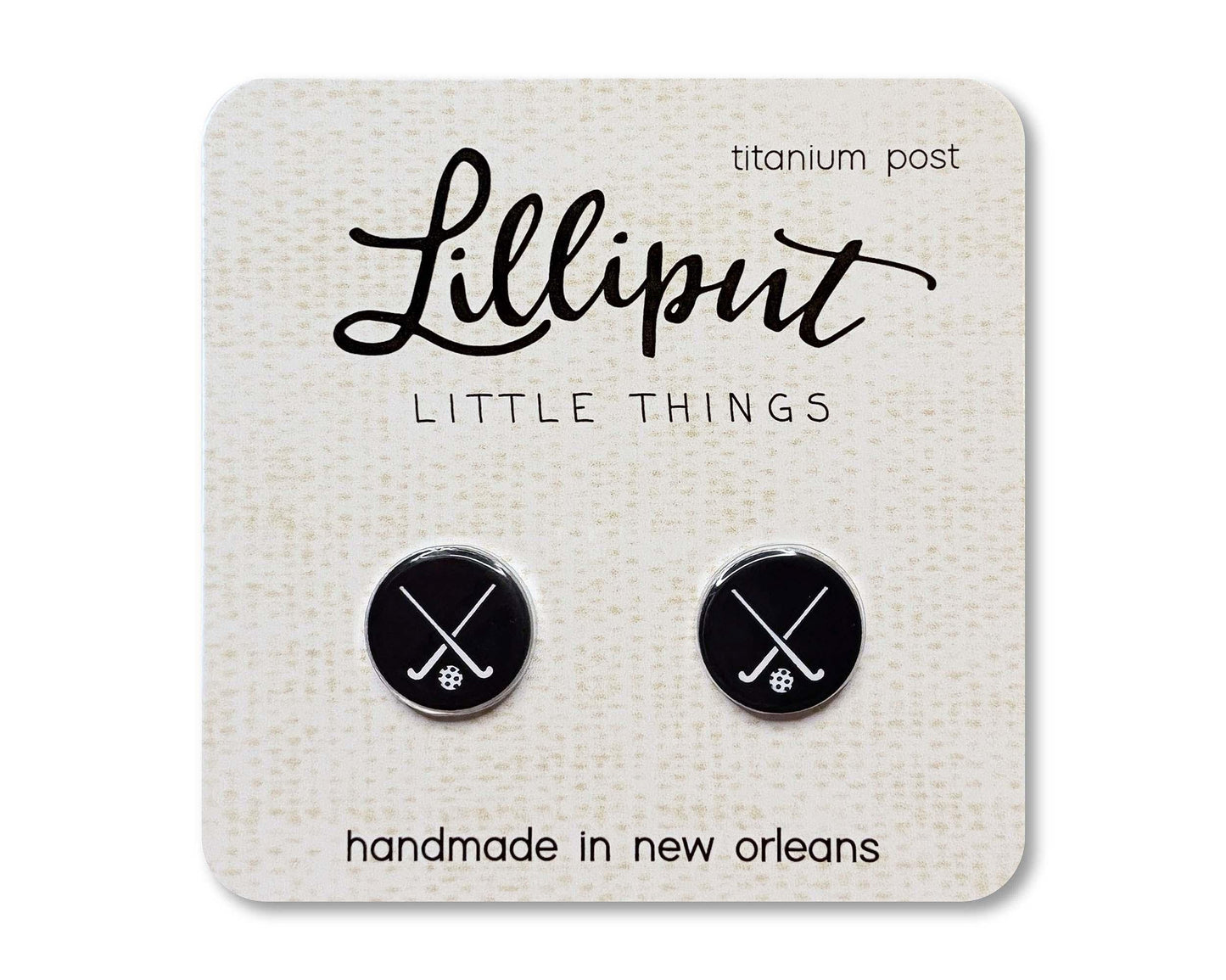 Field Hockey Earrings // Womans Hockey Earrings // Hockey Team Earrings // Sports Earrings // Field Hockey Gift