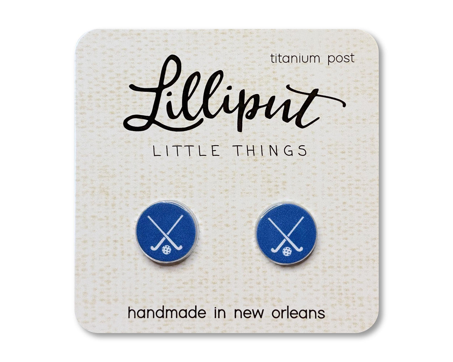 Field Hockey Earrings // Womans Hockey Earrings // Hockey Team Earrings // Sports Earrings // Field Hockey Gift
