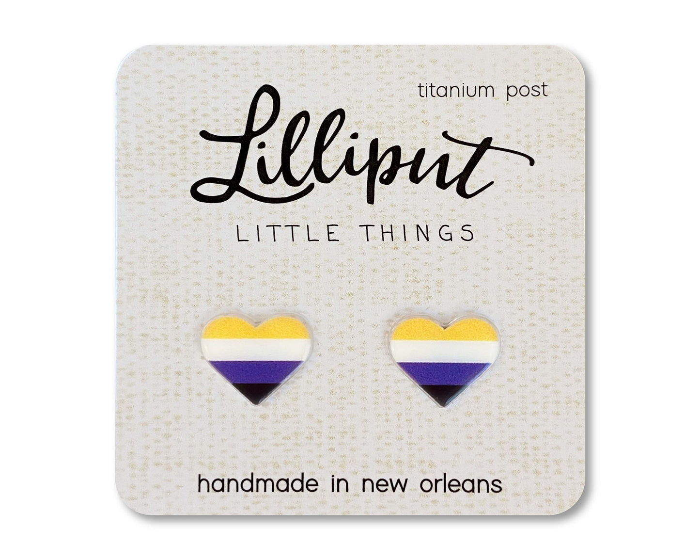 Non Binary Pride Earrings
