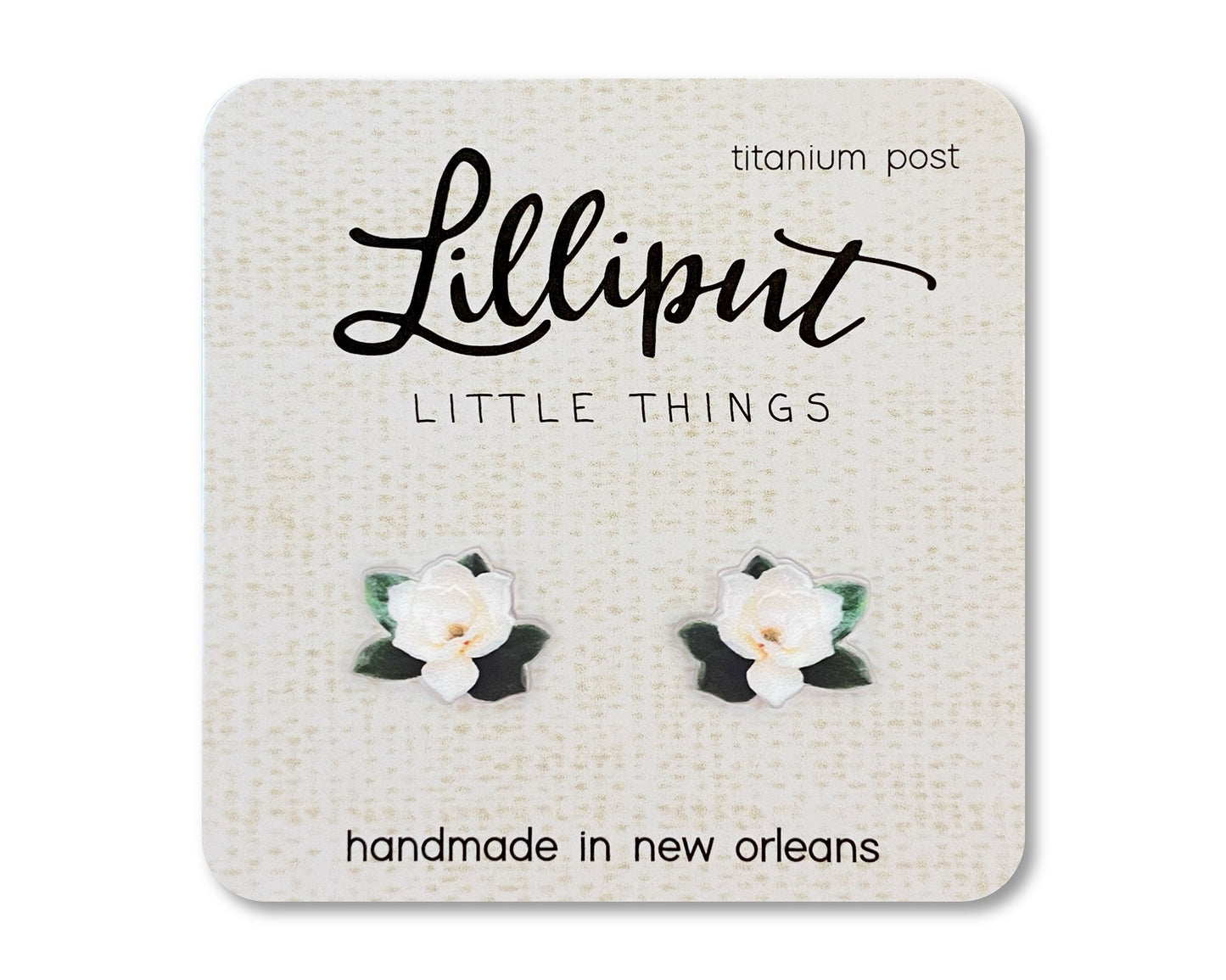 Magnolia Blossom Earrings