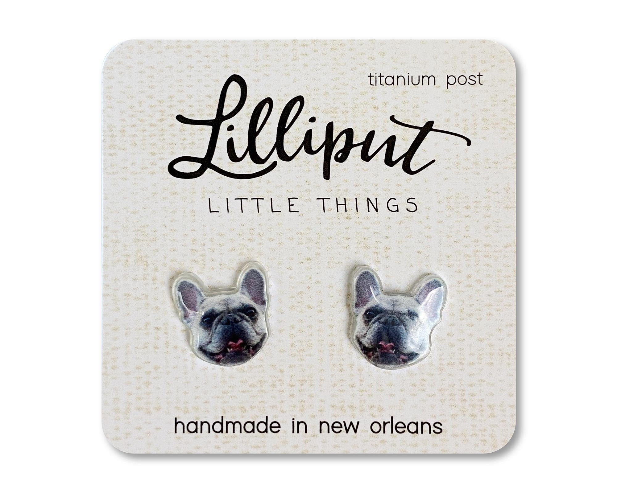 French Bulldog Earrings Lilliput Little Things