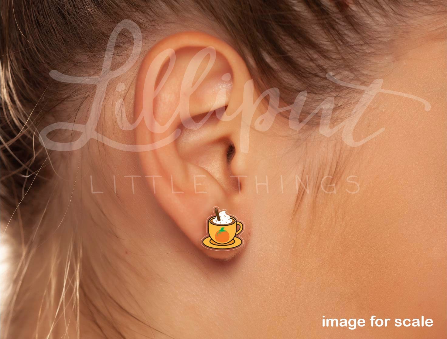 Pumpkin Spice Latte Earrings // Fall Earrings // PSL Earrings // Fall Jewelry // Fall Gift