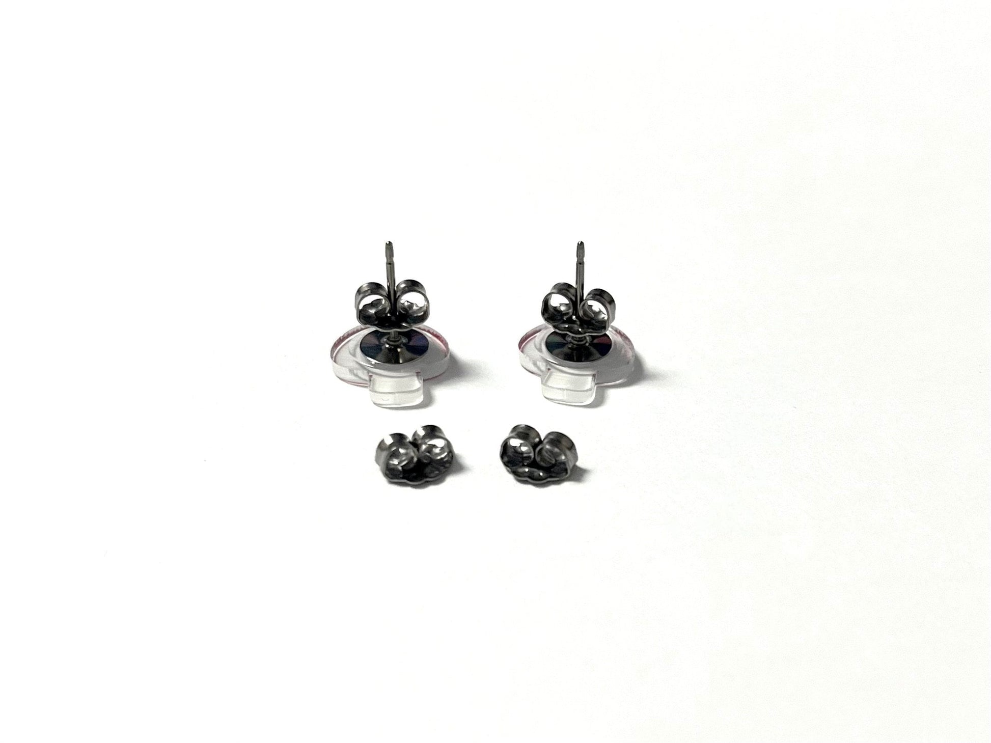 Titanium Earring Backs // 1 Pair Extra Titanium Backs // Nickel Free Butterfly Backs
